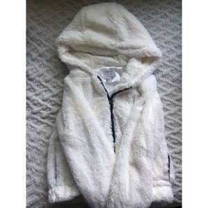 Forever 21 white fuzzy